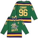 Kooy Charlie Conway #96 Mighty Ducks Movie Hockey Jersey