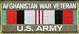 Afghanistan War Veteran Patch US Army USA Military VET POW Biker Patch PAT-2428