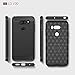 LG V30 case, TopACE Ultra Slim Thin Carbon Fiber Scratch Resistant Shock Absorption Soft TPU Protective Cover for LG V30 (2017)-Black