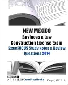 New Mexico Business Amp Law Construction License Exam