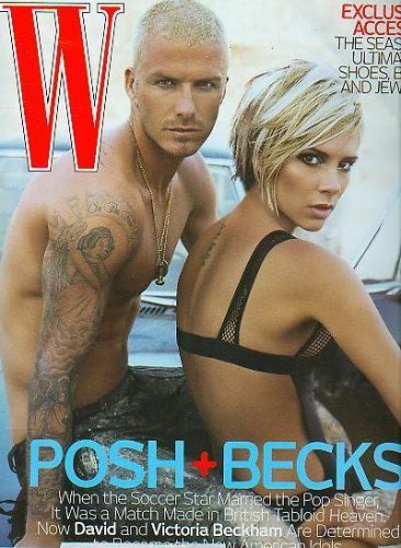 W Magazine August 2007 - David Beckham and Victoria (Posh) Beckham