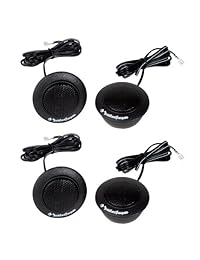 4) Rockford Fosgate r1t s 1" 160 Watts componente Kit de sistema de altavoces de agudos de audio de coche