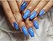 ECBASKET 500 PCS Stiletto False Nails Short Acrylic Nail Tips 10 sizes Full Coverage Fake Nails (100PCS Nail Forms)