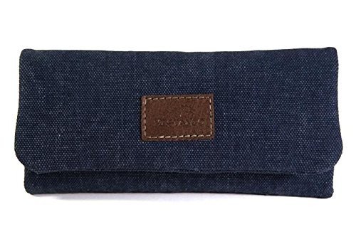 MESTANGO Navy Blue Canvas Rolling Tobacco Bag