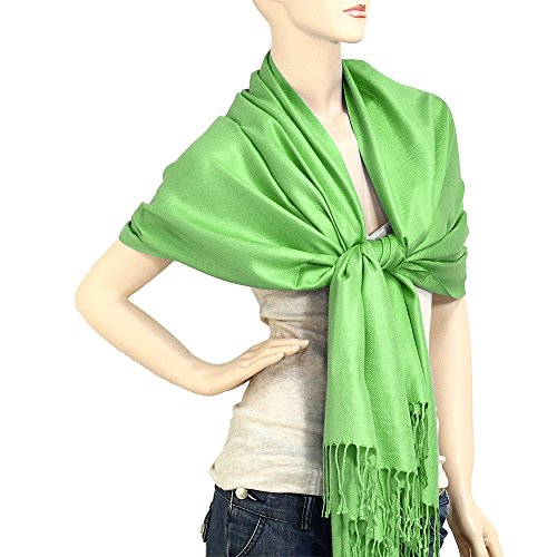 Falari Women's Solid Color Pashmina Shawl Wrap Scarf 80