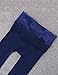 VERO MONTE 2 Pairs Opaque Fleece Lined Tights For Women Pantyhose (BLACK + NAVY)