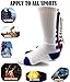 Basketball Socks 5 Pack Athletic Crew Sport for Boy Girl Men Women By JIYE