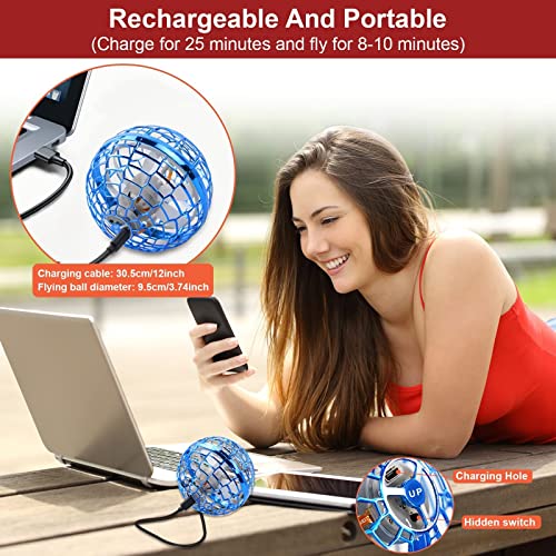 Flying Orb Ball Toys Boomerang Spinner Drone Soaring Orb Toy Hand
