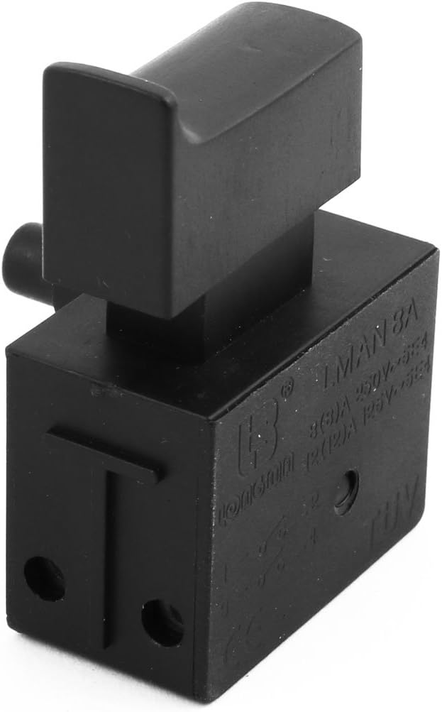Aexit AC 250V 8A 125V 12A DPST lectroportatif Lock Interrupteur 