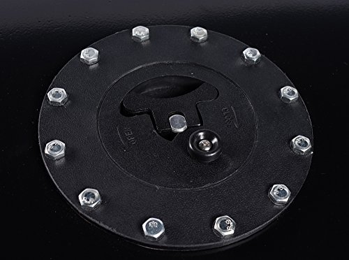 SUNROAD 15-Gallon Fuel Cell Gas Tank Aluminum Polished Racing Street Drift Strip Fuel Cell Tank with Level Sender Foam Black - Thumbnail 3