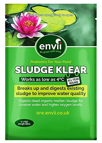 Envii Sludge Klear - Pond Sludge Treatment, Clears Murky Water & Removes Sludge Down to 40F - (Treats Up to 8,000 Gallons)