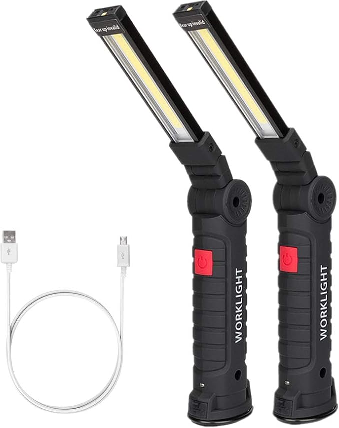 COB LED Portable work light，strong base and 360 degree hanging