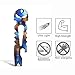 TI-EDC Titanium Keychain Skull Multifunctional Tool as Pry Bar, Nail puller, Screwdriver, Beer Bottle Opener, Spanner, Wrench or Pocket Survival Tool (Blue)