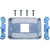 ZZHXSM AM4 Backplane CPU Heatsink Bracket Motherboard CPU Fan Cooling Mounting Sheet Plate Mount on Motherboard for AM4 Only, Blue