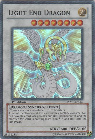 Yu-Gi-Oh! - Light End Dragon (RYMP-EN067) - Ra Yellow Mega-Pack - 1st Edition - Super Rare