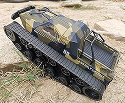 JETFLIP Remote Control Tank, 1:12 Scale Off-Road