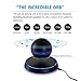 Floating Speaker UPPEL Portable Levitating Floating Bluetooth4.0 Speaker Levitation Maglev Speaker Multicolor LED 360 Degree Rotating Stereo Speaker (black)