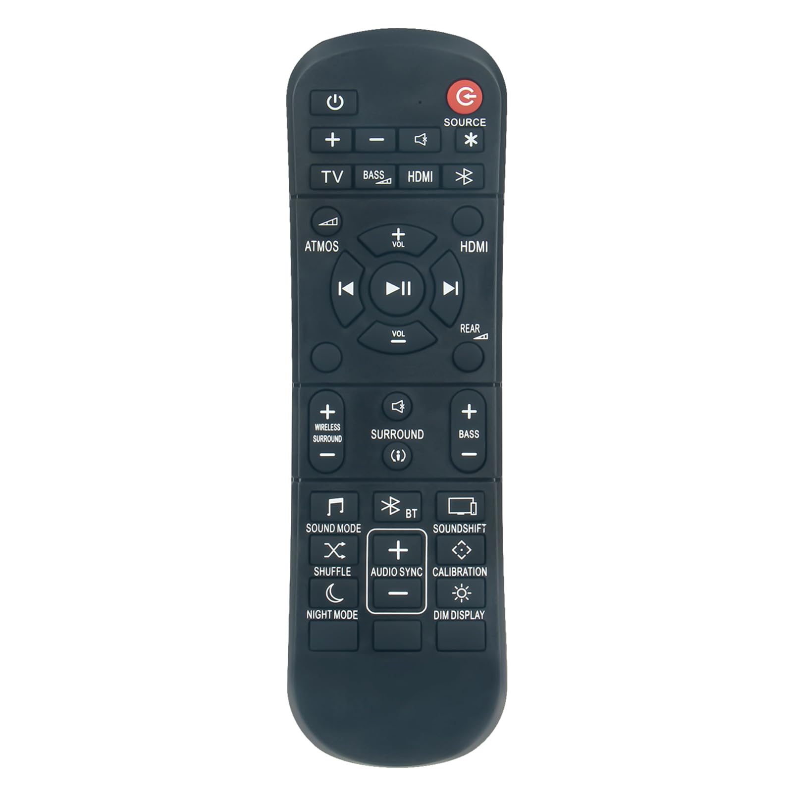 ALLIMITY Remote Control for JBL Soundbar 9.1, 5.1, 3.1, 2.1, 2.0 Soundbars