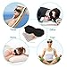 Sleep Mask, Feagar 2 Pack Eyeshade with 1 Pair Ear Plugs for Men and women/3D Contoured Night Blindfold Eye Cover for REM Sleeping, Travel, Shift Work, Naps, Camping