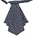PAN PA Women's Bow Ties Work Wear Accessories Grid Cravat Navy Blue