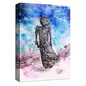 Canvas Wall Art Creative Illustrations Canvas Prints Home Artwork Decoration for Living Room,Bedroom - 12x18 inches