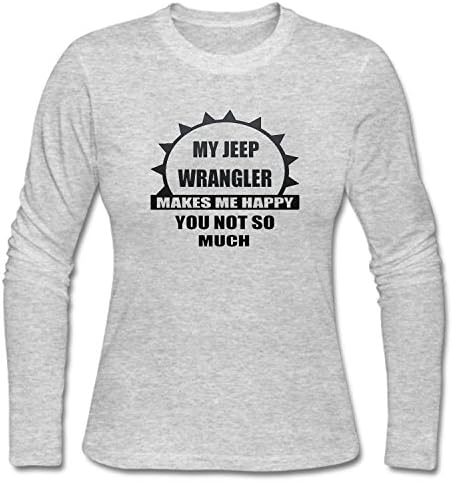CHXU Women's My Jeep Wrangler Makes Me Happy You not so Much T-Shirt
