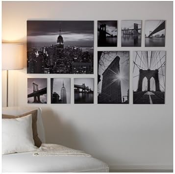 Ikea Gronby With Frame City Views 179x112 Cm 9 Pack Amazon De Kuche Haushalt