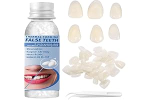 WOMCARE A2 Fake Tooth Repair kits for Filling The Missing Broken Tooth and Gaps-Moldable and False Teeth Thermal Beads Replacement Kits