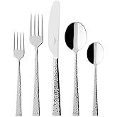 Villeroy &amp; Boch Blacksmith 60-Piece Flatware Set, 18/10 Stainless Steel, Service for 12, Gift Boxed