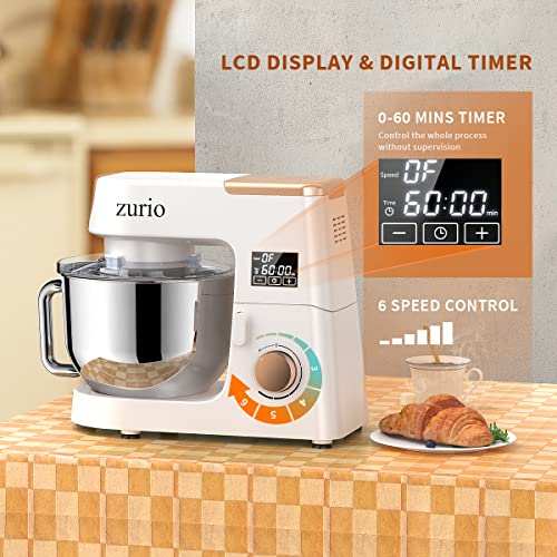 Stand Mixer, [2022 Ver] Updated Fermentation Dough Mixer 6+F, 5IN1 Multifunctional Household