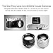 7artisans 50mm F1.1 Large Aperture Portrait Fixed Focus Lens for Leica M-Mount Cameras and Sony E-Mount Cameras with Caden Lens Pouch Bag (Black)