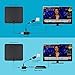 1PLUS 50 Miles Amplified HDTV Antenna with Detachable Amplifier Power Supply-13ft Coax Cable