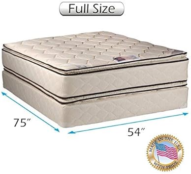Amazon Com Coil Comfort Pillow Top Mattress And Box Spring Set