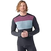 Smartwool Men's Classic Thermal Merino Base Layer Colorblock Crew