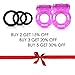2 Vibrating Cock Rings w. Clit Stimulator & 3 Different Size Penis Ring – Erection Enhancing Sex Toy for Men and Couples