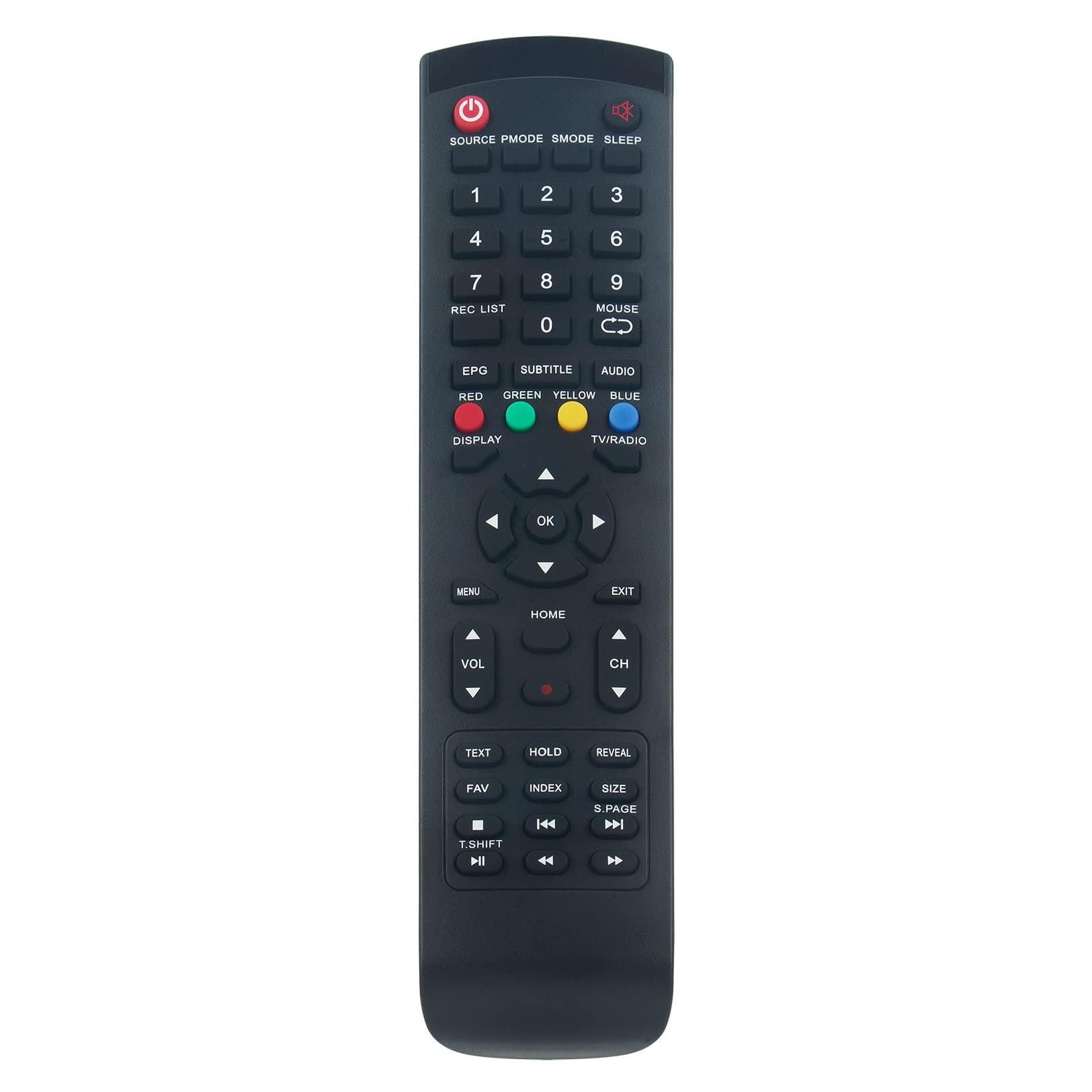 VINABTY TI4309DLEDDS RC-6 Replacement Remote Control Compatible with Baird SMART TV TI4909DLEDDS TI5509DLEDDS TI6509DLEDDS