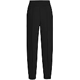 AFITNE Women’s High Waisted Dress Casual Pants Stretchy Pull On Work Business Slacks Comfy Office Trousers with Pockets