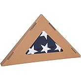 TOPFLAGS Folded American Flag 3x5 Heavy Duty Outdoor USA 420D Nylon US Flags with Embroidered Stars, Sewn Stripes & Brass Grommets, Fade Resistant - All Weather Flags for Outside High Wind Triangle Packaged