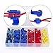 Ginsco 67pcs 24-10 AWG Quick Splice Solderless Wire and T-Tap Electrical Connector Assortment Kit with Case