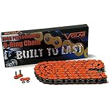 Volar O-Ring Motorcycle Chain - Orange for 530 x 118 Links