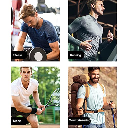 DQST Diademas Deportivas para La Cabeza, Kit de Bandas Elásticas con 4 Colores para Hombre y Mujer, Diademas de Cabello Absorbe El Sudor, Secado Rápido, Transpirable, Antideslizante.