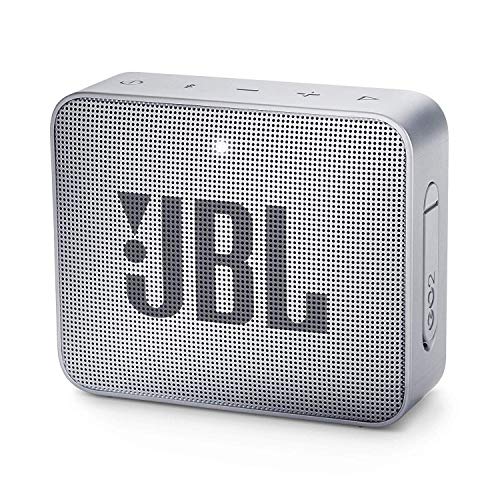 JBL Go 2 – Mini enceinte Bluetooth Portable – Étanche pour Piscine & Plage Ipx7 – Autonomie 5hrs – Qualité Audio JBL – Gris