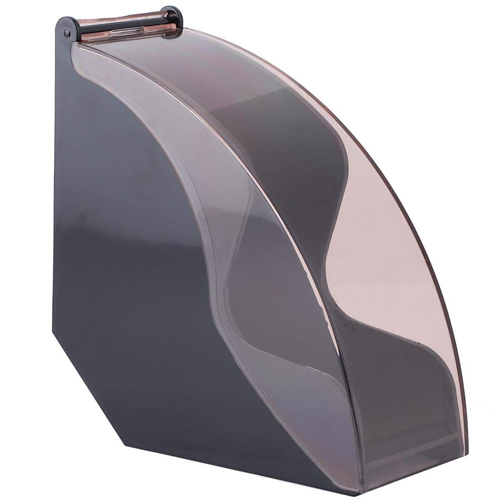Coffee Filter Paper Stand, Acrylic Coffee Filter Paper Holder Black Storage Dispenser Rack With Cover Coffee Tools (2.9x4.9x5.2in)