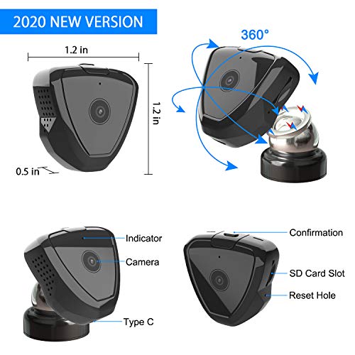 Mini Spy Camera WiFi, HD 1080P Mini Spy Camera Wireless Hidden Camera