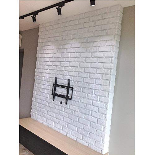 3D Wall Panels FRP Faux Stone Wallpanel for Tv Walls, Sofa Background, Wall Art Decorative Extrior and Interior Wall Tiles (1 Box, 45" X 29", New London,36 Square Feet/Box)