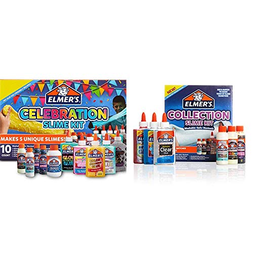 Elmer’S Celebration Slime Kit Slime Supplies Include Assorted Magical Liquid Slime Activators
