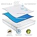 HOMEIDEAS Premium Waterproof Mattress Protector, Breathable & Quiet Mattress Cover, Fitted 14