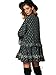 Milumia Women's Bohemian Fall Tribal Print Long Sleeve Swing Dress