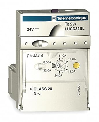 Schneider Electric IEC Style Overload Relay, 8.0 to 32.0A, 3 Poles, Manual Reset, Trip Class: 10: Amazon.com: Industrial & Scientific