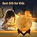 Moon Lamp, AmazeFan 16 Colors 3D Printing Moon Night Light with Stand & Remote & Touch Control and USB Rechargeable, Best Gifts for Baby Kids Lover Birthday Party Christmas